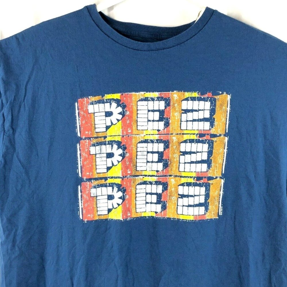 PEZ Candy Retro Throwback Distressed Logo T-Shirt XL Mens Licensed 2018 SOFT